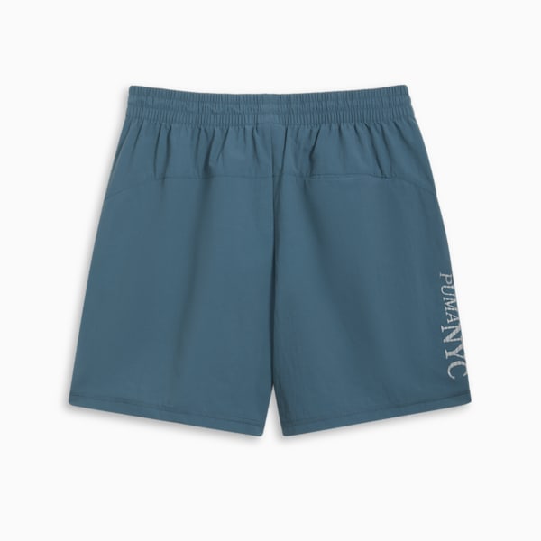 NYC Men's Woven 6" Shorts, Gray Skies, extralarge